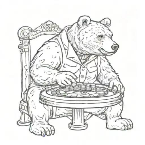 Bear Gambilng At The Casino