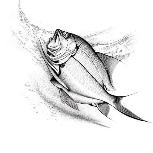 Fresh Water Fish Sleeve