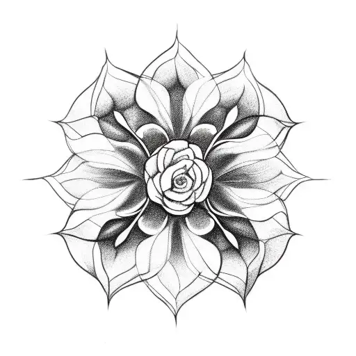 Vine With 4 Small Diffrent Flowers