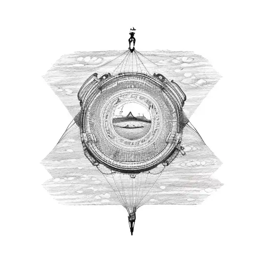 Semicolon On A Parachute