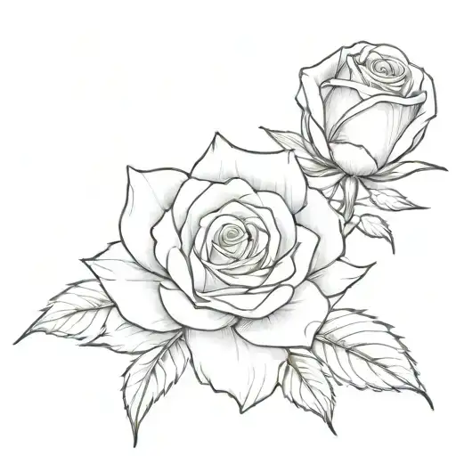 One Rose Flower