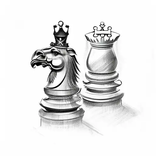 Grandfather Clock As A King Chess Piece