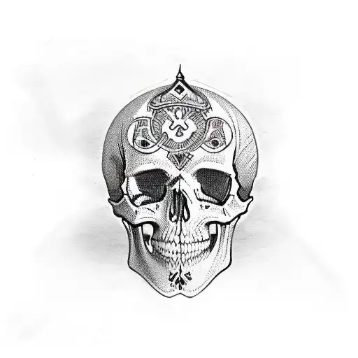 A Skull Wearing A Bandana With The Letters Lljugg Incorporated Into The Design