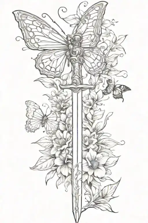 Sword And Butterfly
