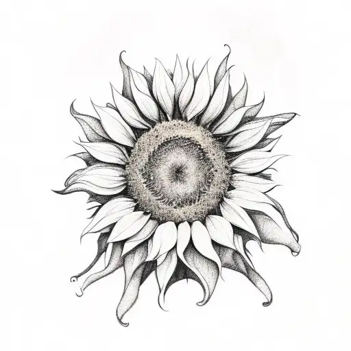 Sunflower On Mountain