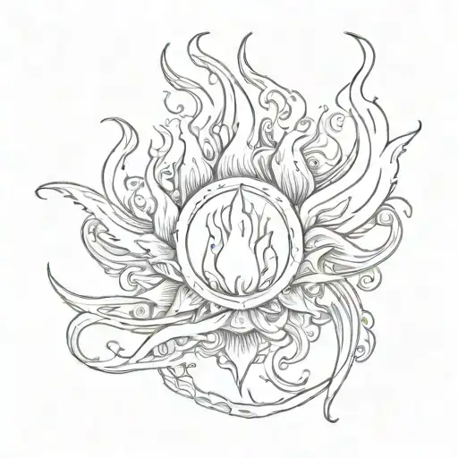 Carpe Diem With Flame Of Fire