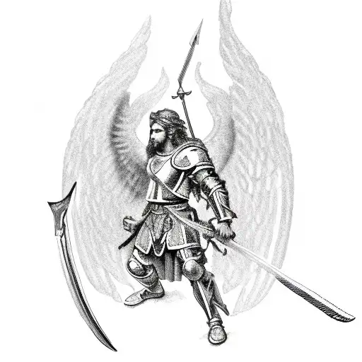 St Michael Warrior Angel
