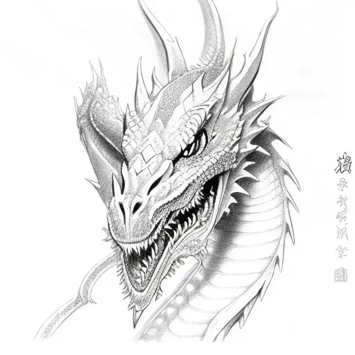 Majestic Beautiful Dragon