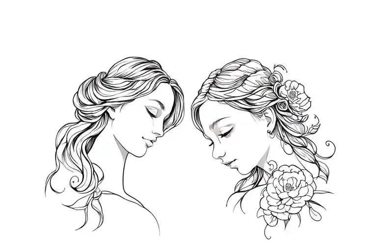 Symbolic Mother Daughter