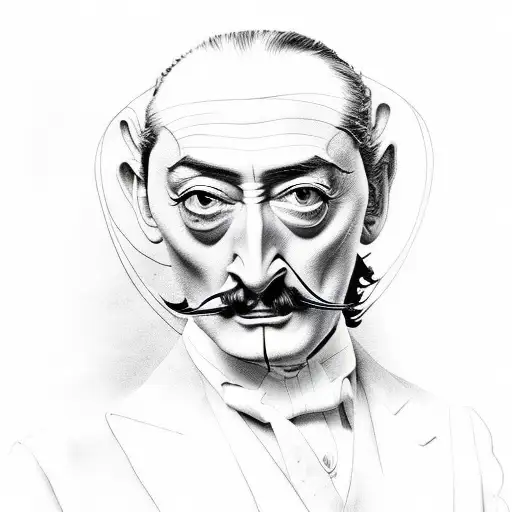 Salvador Dali Wearing Hip Clothes