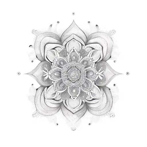 Rose Mandala Sternum