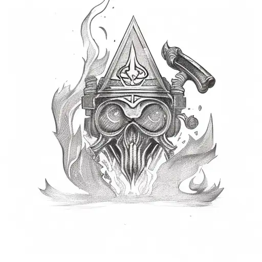 Ace Of Spades On Fire