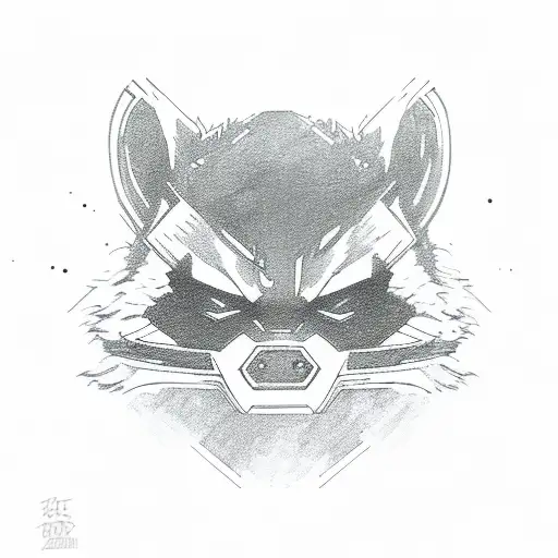 Marvel Rocket Raccoon With Futuristic Weapon