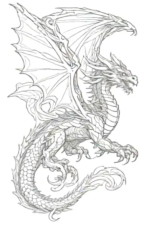 Western Dragon Flying