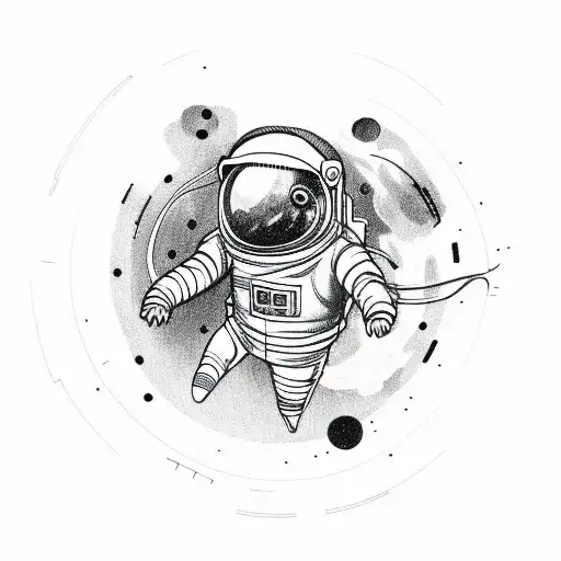 Astronaut Disc Joker Galaxy String Puppet