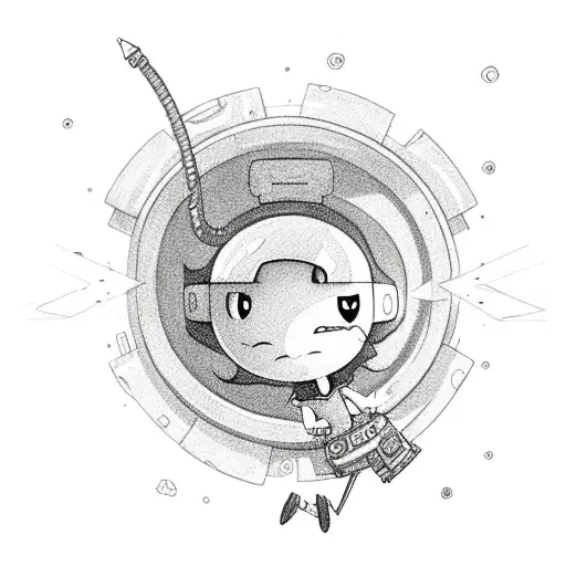 Marceline With Portal Gun Go Thowth The Portal