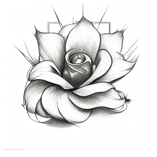 Christian Cross Flower