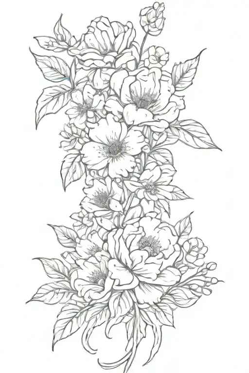 Birth Flower Bouquet