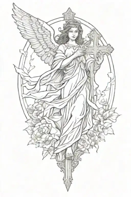 Angel With A Cross