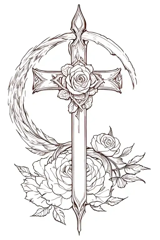 Rose Of The Winds H Cross