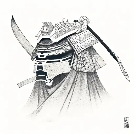 Hanya Mask And Samurai And Kitsune Mask And Samurai Girl