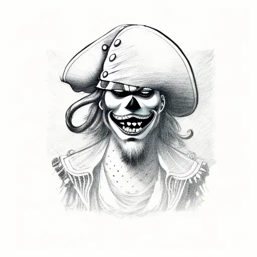 Pirate Clown Red Hat