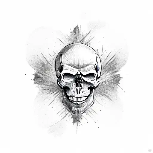 Skull Clown Full Body