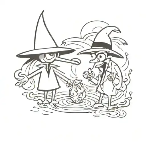 Mad Tv Spy Vs Spy With Sun And Moon Representing The 2 Spy's