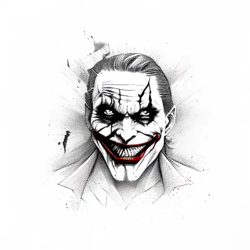 Scars Of Hapinness In The Shape Of The Joker