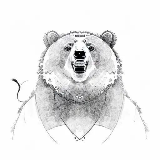 A Bear And A Squirrel