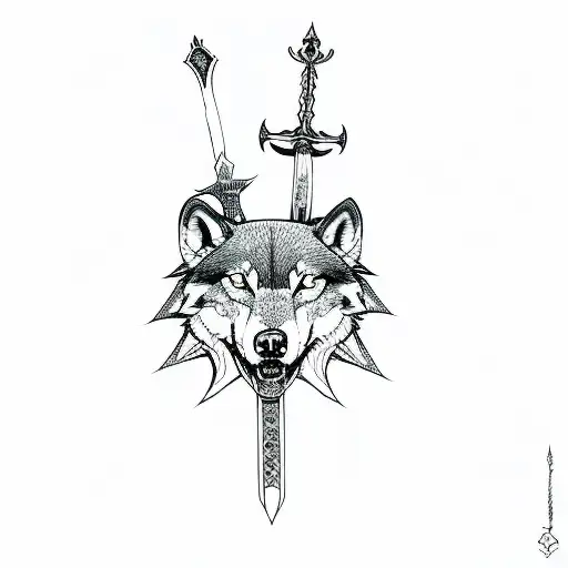 Two Swords And A Wolf