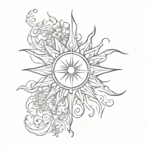 Well-being Sun In The Background