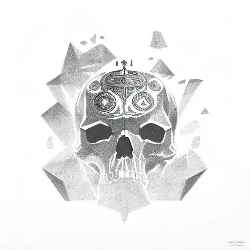 Solo Leveling Rulers With Dark Skull Background Of Shadow Army