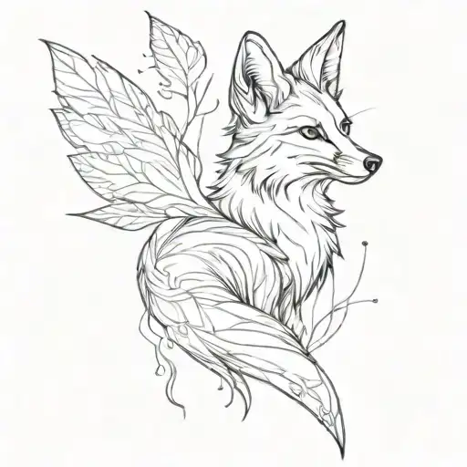 Bird And When Flipped It Transforms To A Fox