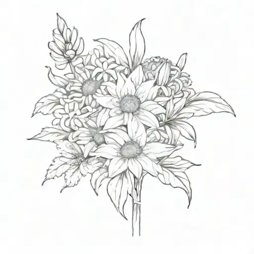 Chrysanthemum And Lily Bouquet