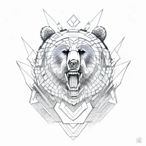 Bear Sword Worrior Sapphire