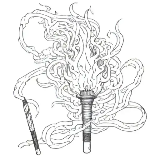 Heat Match Stick On Fire Cover Up