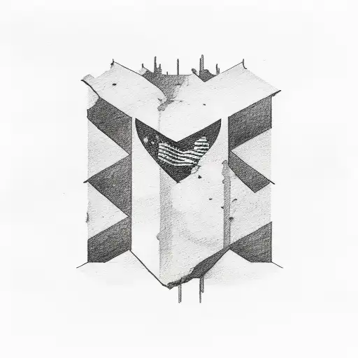 Minimalist Sketch Of American Heartbreak Album Cover