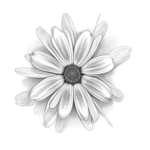 Daisy And Sweet Pea Intertwined