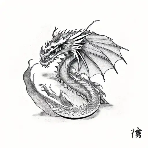 Dragon With Higanbana