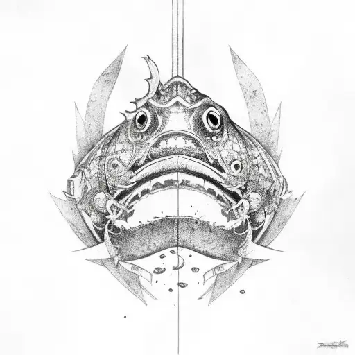 Carpa Koi And Black Plague Mask