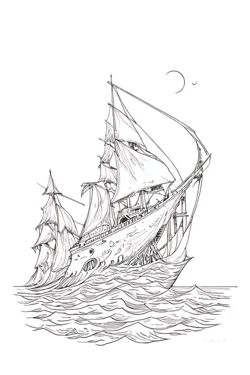 Mounts And The Ocean