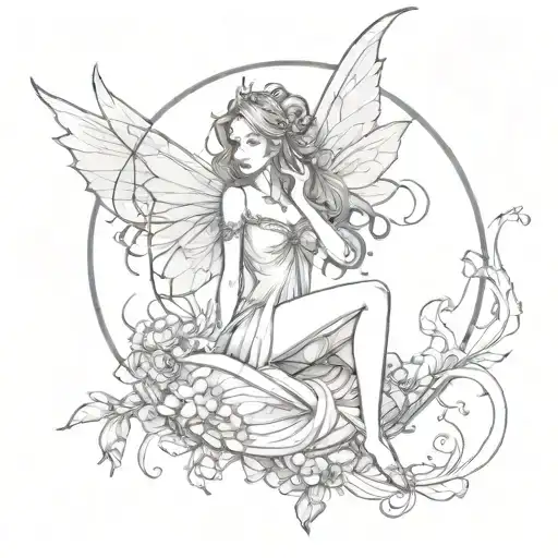 Fairy And Moon