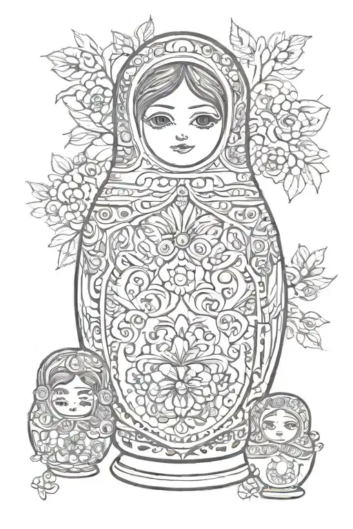 Matryoshka Doll With Water