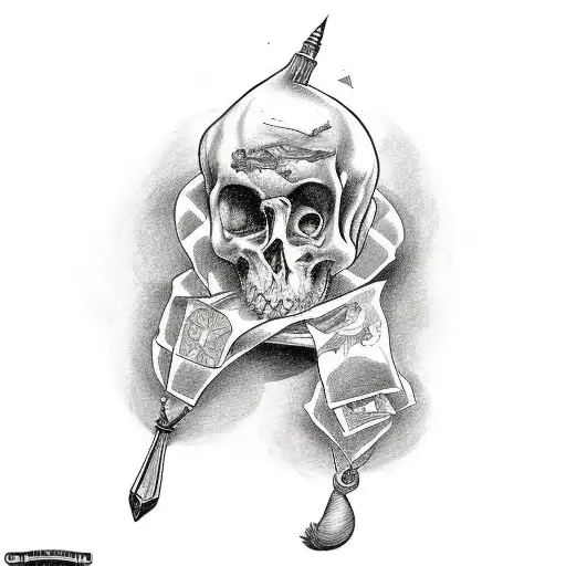 Italian Mafia Tattoo For Left Foot