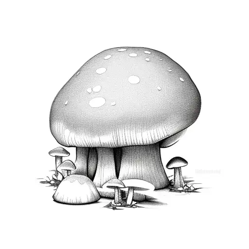 Elegant Small Mushroom Frog