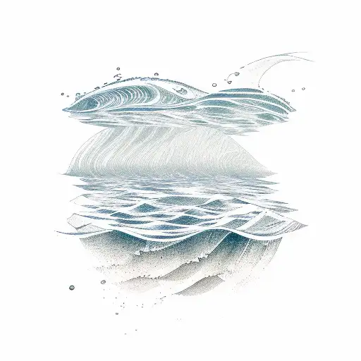 Water Waves Horizontally