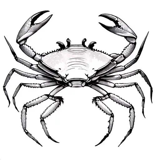 Zodiac Sign Cancer In Which I Have All The Legs Of The Crab Are Snakes