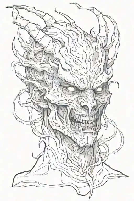 Demon Coming Out Of Person