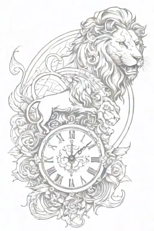 Clocks And Lion Roaring